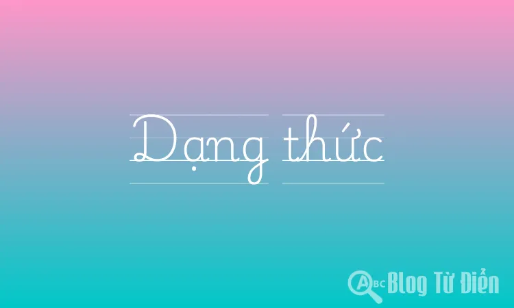 Dạng thức