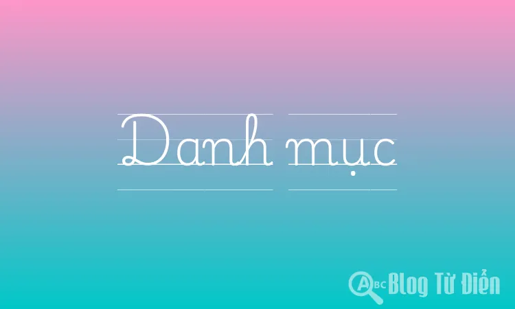 Danh mục