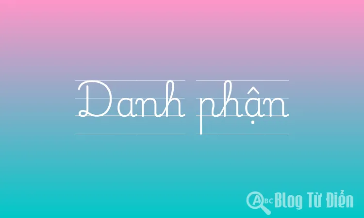 Danh phận