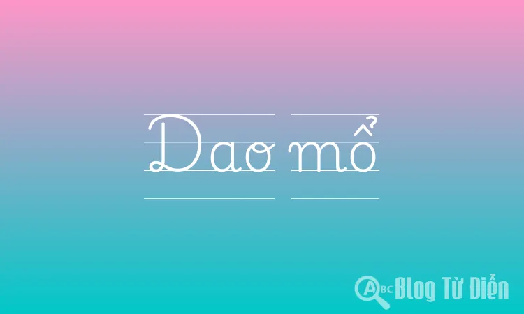 Dao mổ