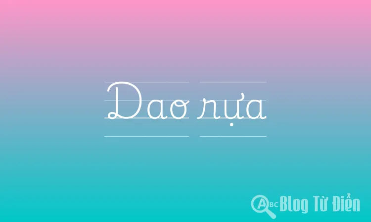 Dao rựa