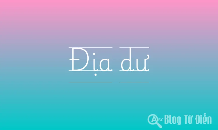 Địa dư
