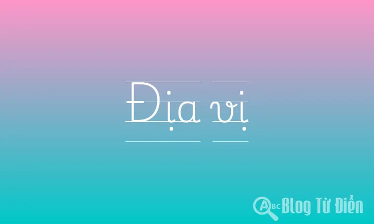 Địa vị