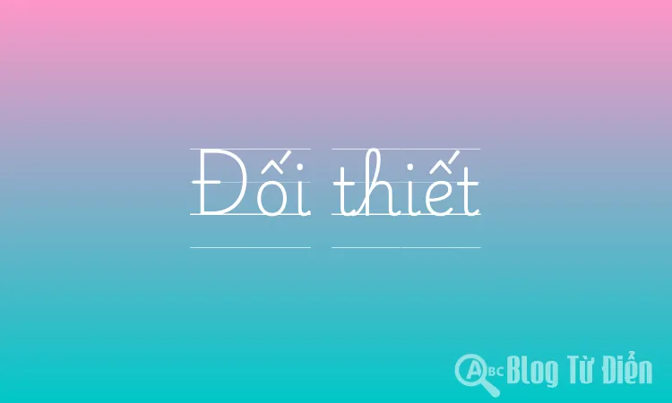 Đối thiết