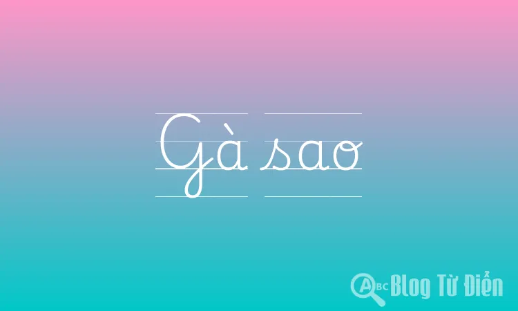 Gà sao
