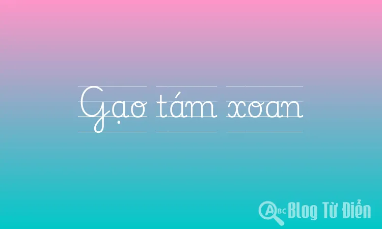 Gạo tám xoan