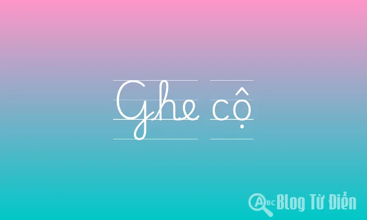 Ghe cộ