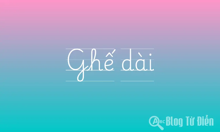 Ghế dài