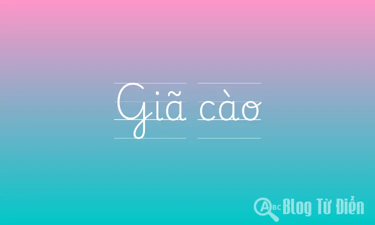 Giã cào