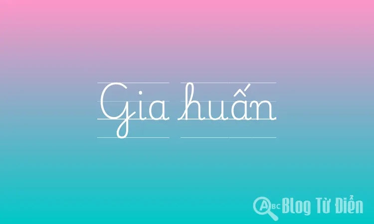 Gia huấn