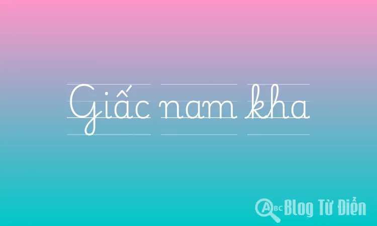 Giấc nam kha