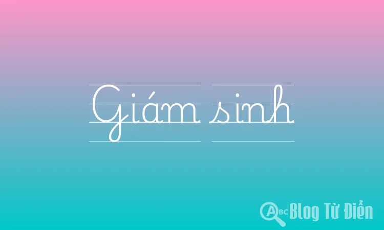 Giám sinh