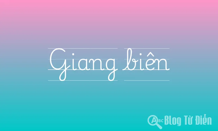 Giang biên