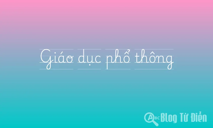 Giáo dục phổ thông