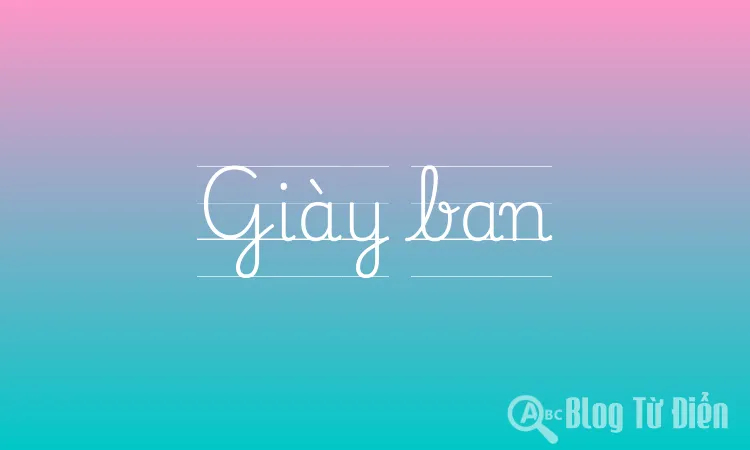 Giày ban