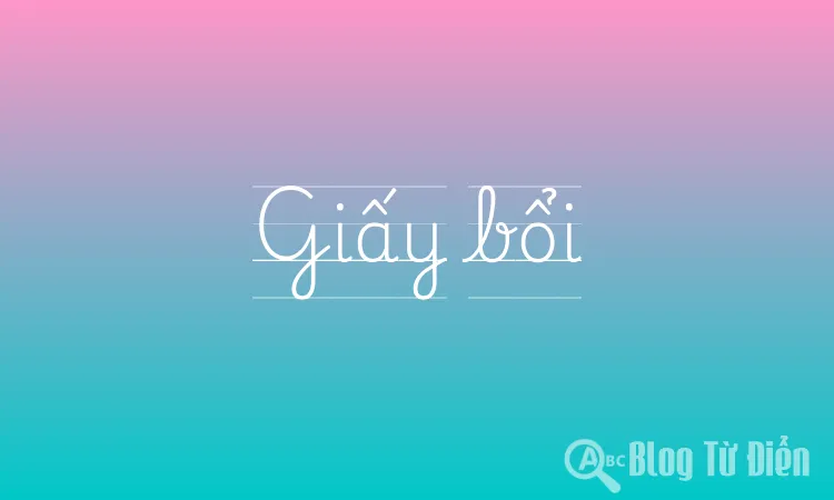 Giấy bổi