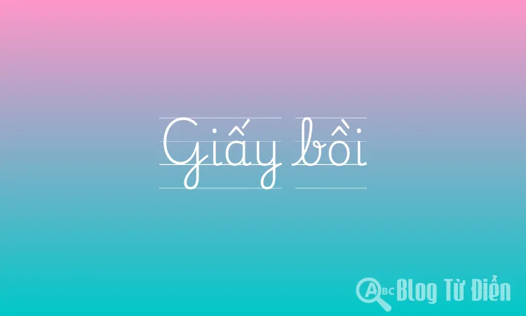 Giấy bồi