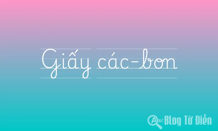 Giấy các-bon