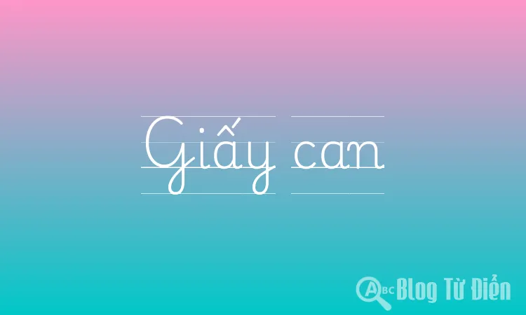 Giấy can
