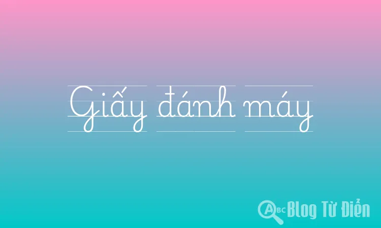 Giấy đánh máy
