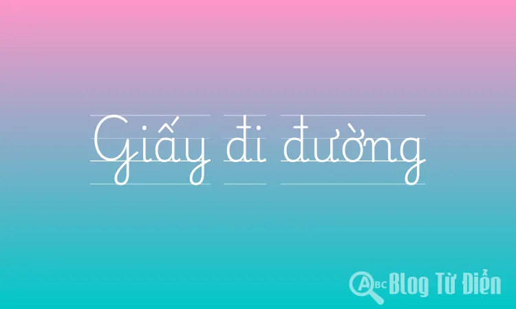 Giấy đi đường