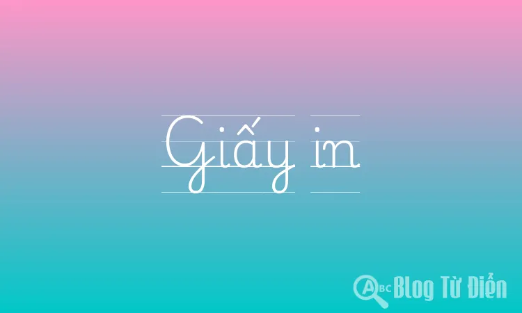 Giấy in