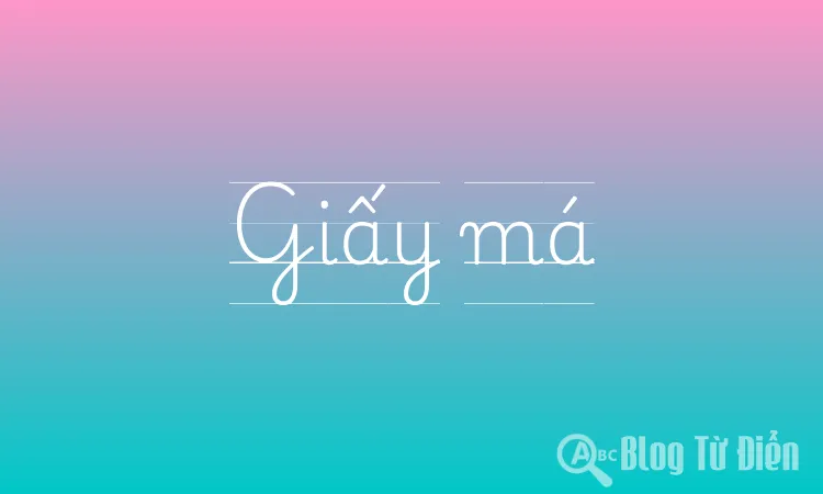 Giấy má