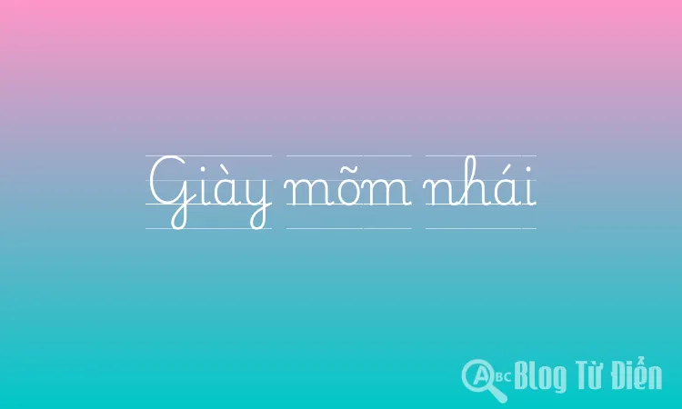 Giày mõm nhái