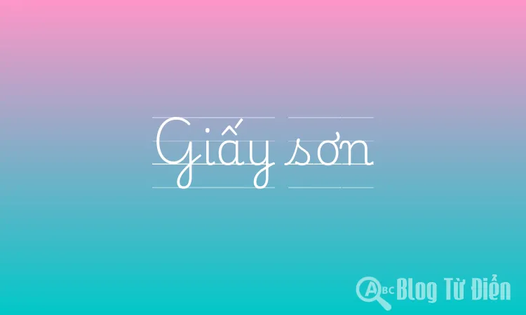 Giấy sơn