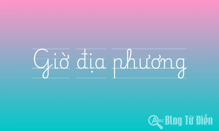 Giờ địa phương