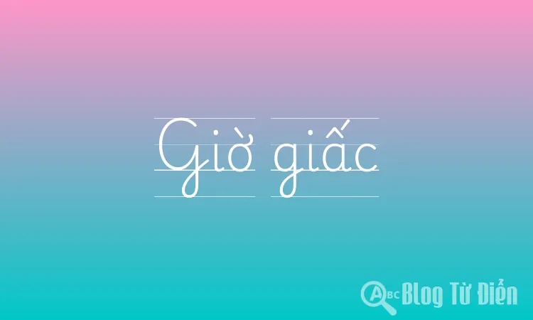 Giờ giấc
