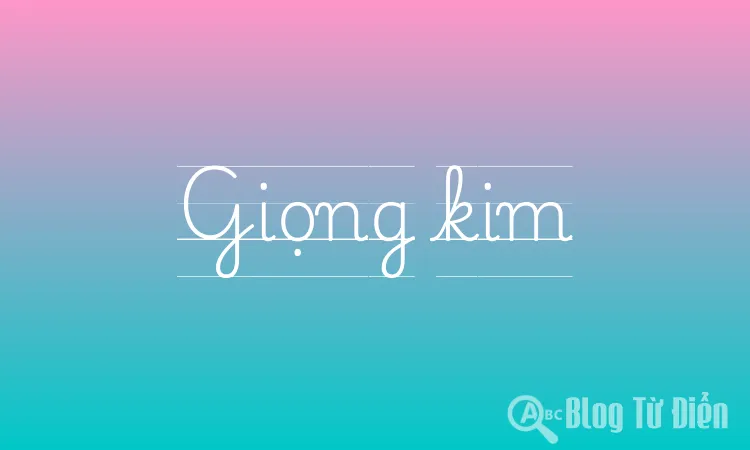 Giọng kim