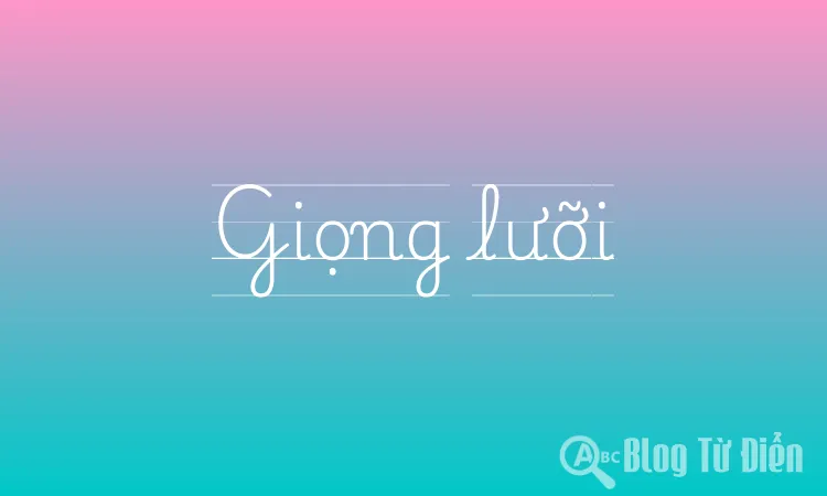 Giọng lưỡi