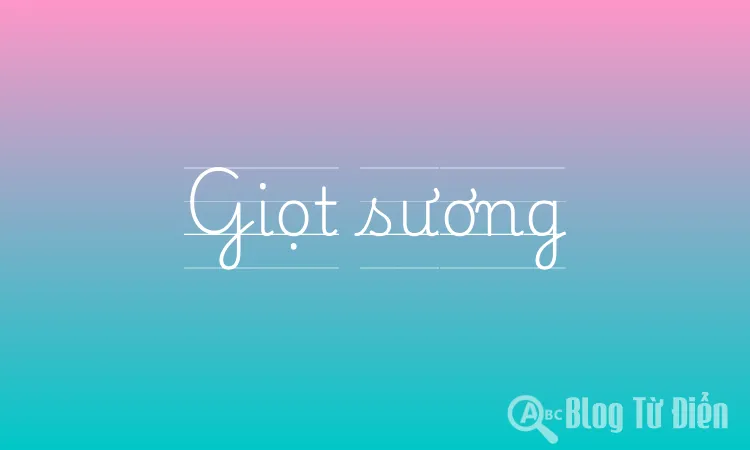 Giọt sương
