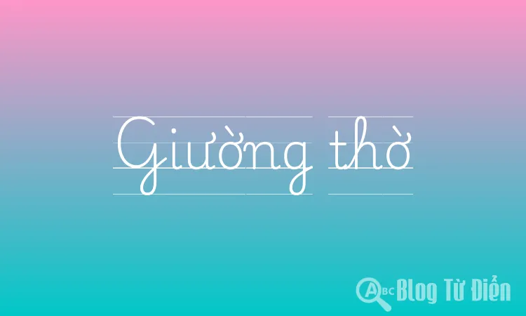 Giường thờ