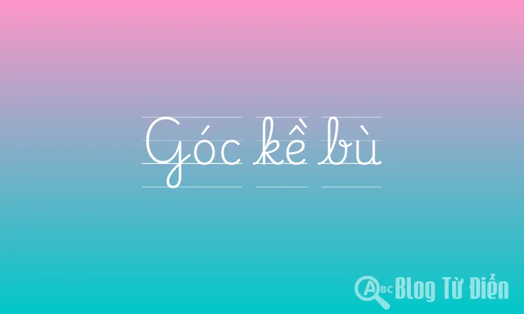Góc kề bù