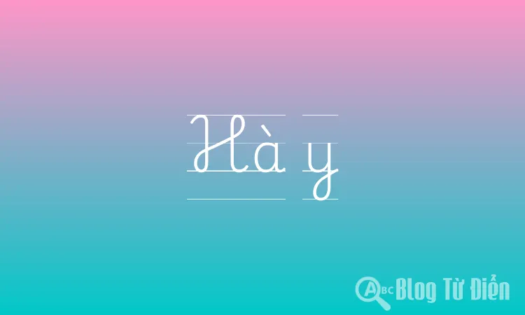 Hà y