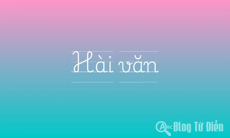 Hài văn