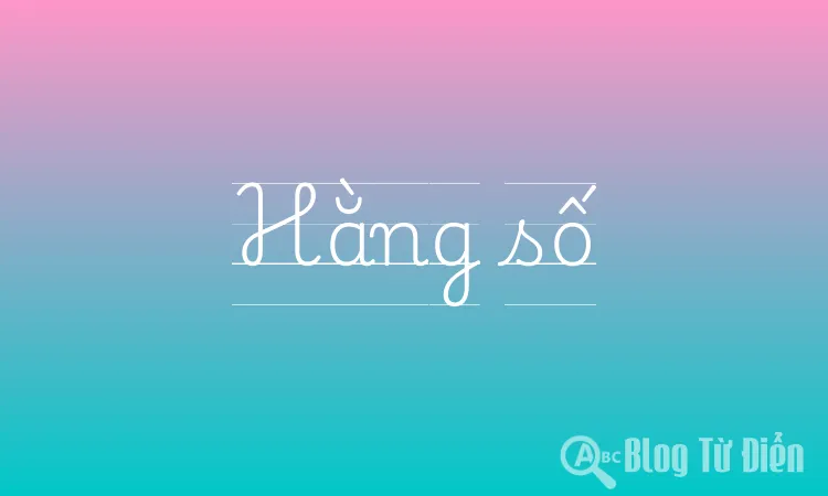 Hằng số