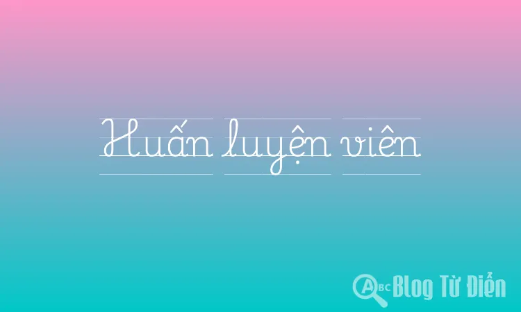 Huấn luyện viên