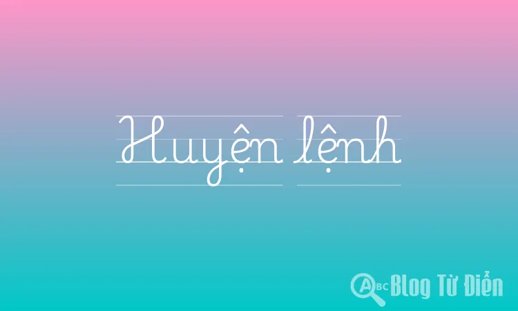 Huyện lệnh