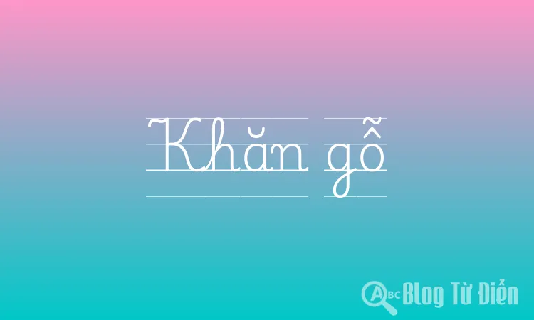 Khăn gỗ