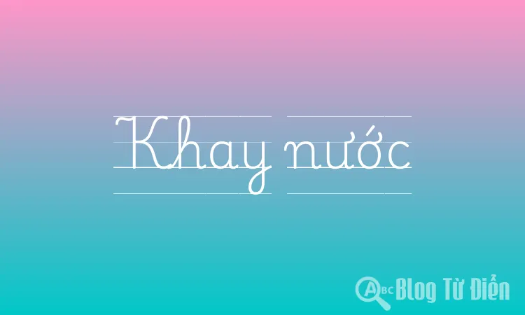 Khay nước