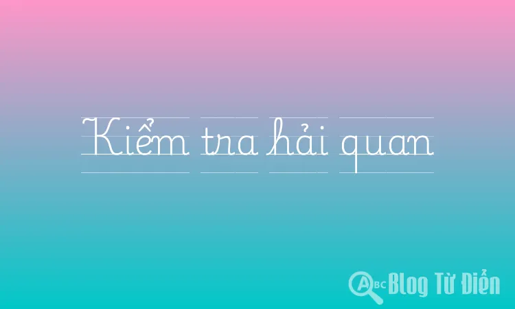 Kiểm tra hải quan