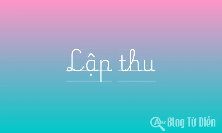 Lập thu