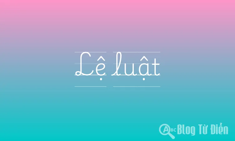 Lệ luật