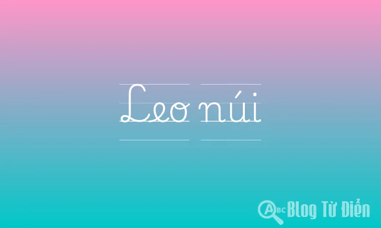 Leo núi