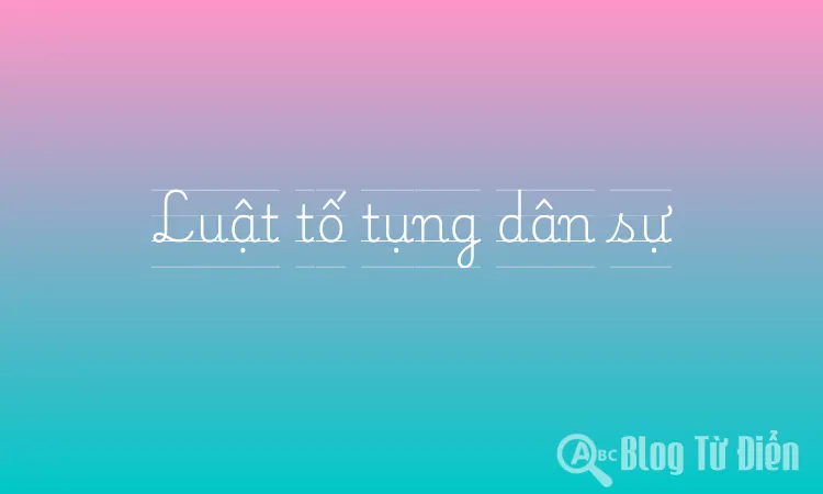 Luật tố tụng dân sự