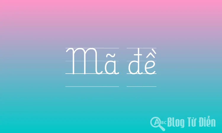 Mã đề
