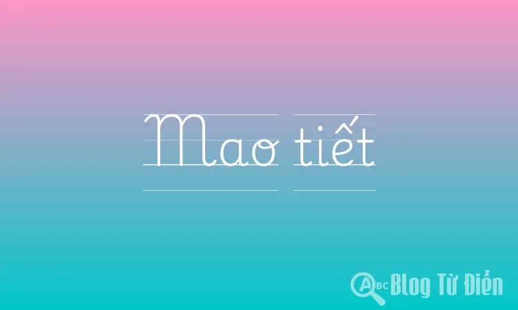 Mao tiết